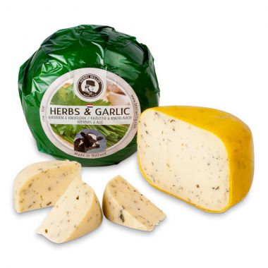 Baby gouda - bylinky a česnek