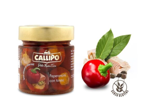Plněné papričky tuňákovou pastou 240g