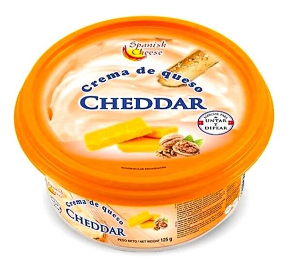 Tavený sýr Cheddar 125g