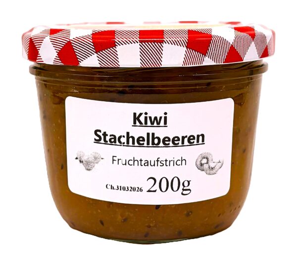 Marmeláda z kiwi a angreštu